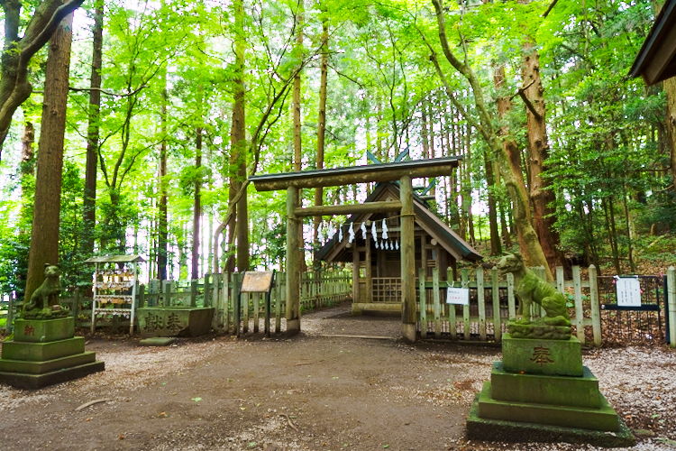 寶登山神社の奥宮
