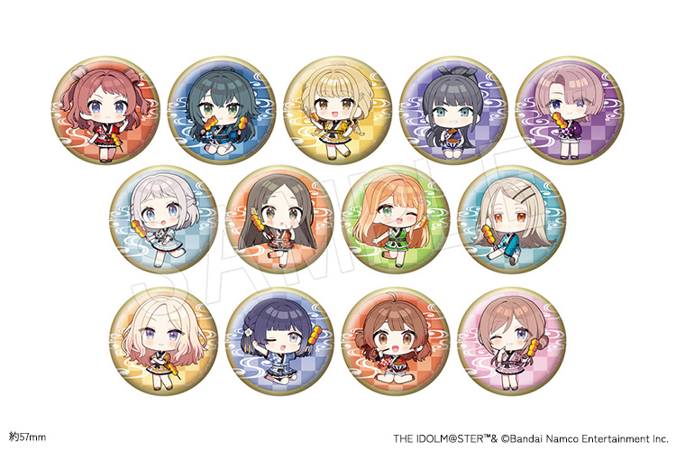 トレーディングホロ缶バッジ 祭の湯ミニキャラver.
