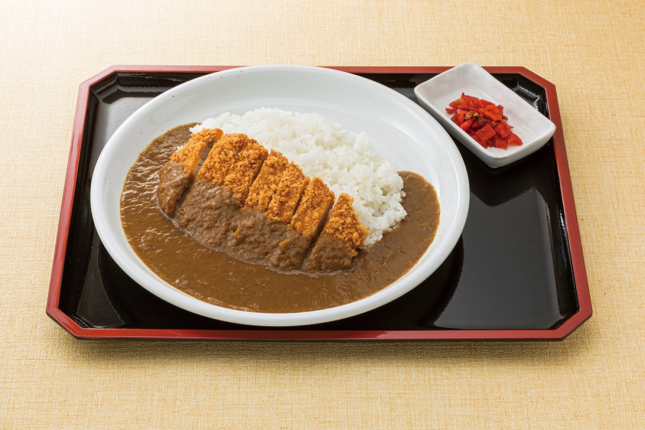 庭の湯スパイスかつカレー